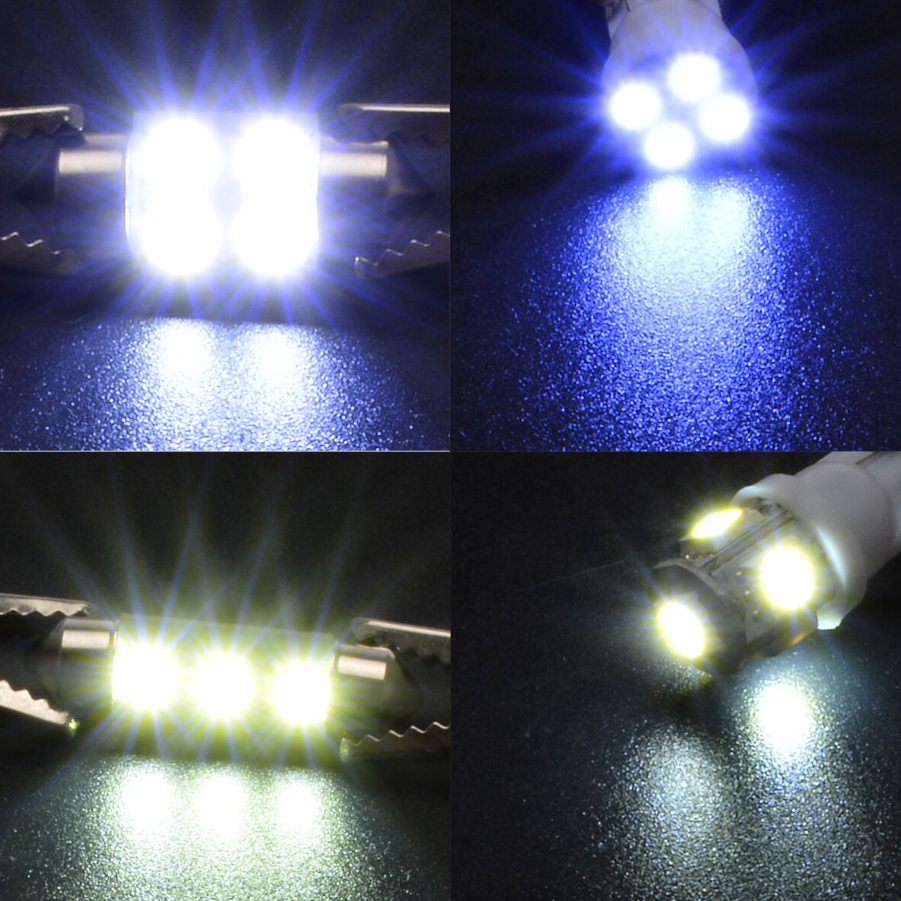 14Pcs T10 36mm LED Interior Car Accessories Kit Map Dome License Plate Lights - Best Products