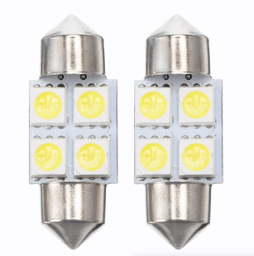 14Pcs T10 36mm LED Interior Car Accessories Kit Map Dome License Plate Lights - Best Products